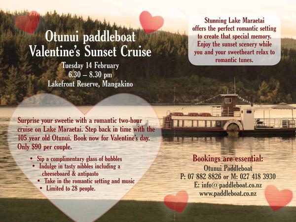 Otunui Paddleboat Valentine's Invite 
